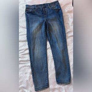 Seven7 High Rise Skinny Jeans in Classic Blue